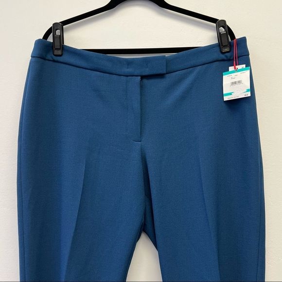 Anne Klein Bowie Straight-Leg Dress Pants, Spruce Size 16 - Picture 3 of 11